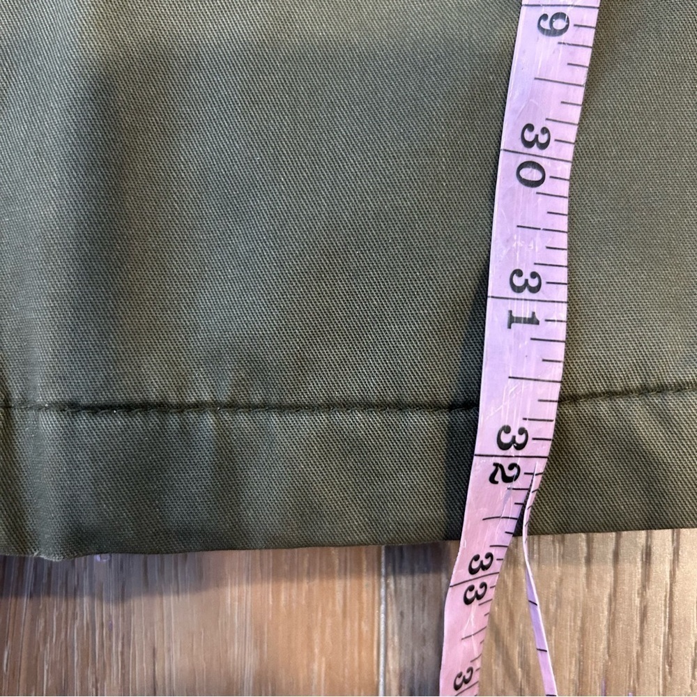 Vintage men’s canvas chore coat leather collar large barn work long oversized - Picture 10 of 11